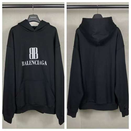 BLCG Black BB Monogram Front Logo Pullover Hoodie