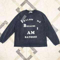 Satoshi Follow Me Long Sleeve Black