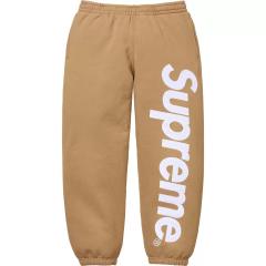 SUPREM* SATIN APPLIQUÉ APPLIQUE HOODED SWEATSHIRT HOODIE