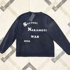 Satoshi Follow Me Long Sleeve Black