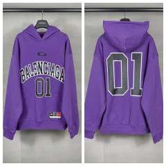 BLCG Purple Varsity 01 Graphic Pullover Hoodie