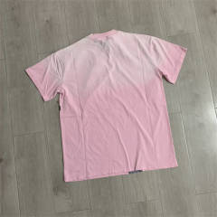DUAA Pink Vintage Distressed Heavyweight Cotton Graphic T-Shirt