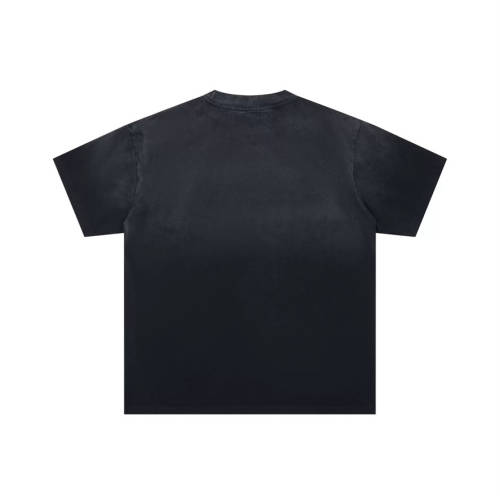 DUAA Vintage Streetwear Rhinestone Graphic Distressed Cotton T-Shirt