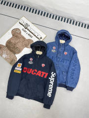 Sup x Ducati ss24 week16 Hooded Racing Puffer Jacket 2 Colors