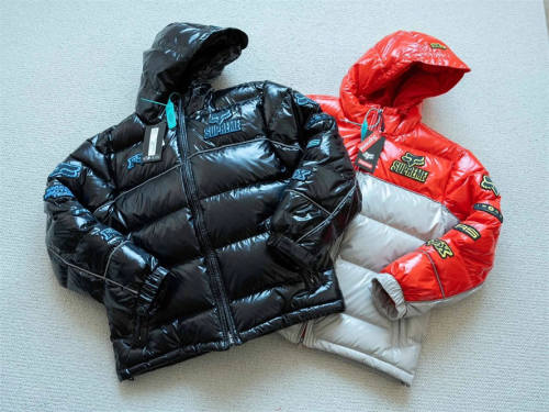Sup x Fox Racing Week9 Shiny Down Puffer Jacket