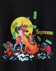 Sup All Dogs Go To Heaven Tee Black White