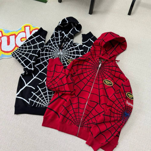 Sup x Vans SS26 WEEK14 Spider Hoodie Black Red