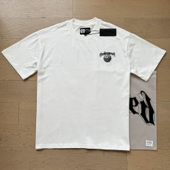 Vacation-style skull 8-ball white short-sleeved T-shirt 29044595