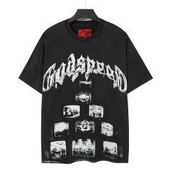 Monitor Matrix Pyramid Print Washed Tee 29098138
