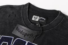 Reaper Pistol War Horse Black and Red Dual-Color Distressed Short-Sleeve T-Shirt 2 colors 29052451