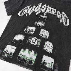 Monitor Matrix Pyramid Print Washed Tee 29098138