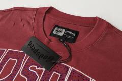Reaper Pistol War Horse Black and Red Dual-Color Distressed Short-Sleeve T-Shirt 2 colors 29052451