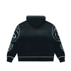 Vale Valley Collegiate Rhinestone Embroidered Washed Hoodie