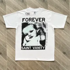 1:1 Quality Saint Vanity Forever Dark Street Portrait Graphic Unisex T-Shirt