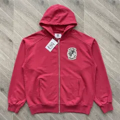 Saint Vanity Embroidered Zip-Up Hoodie and Shorts Set
