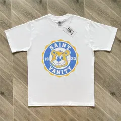 1:1 Quality Saint Vanity Inside-Out Letter Graphic T-Shirt