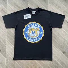 1:1 Quality Saint Vanity Inside-Out Letter Graphic T-Shirt