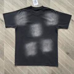 1:1 Quality Saint Vanity Vintage Washed Skeleton Graphic T-Shirt
