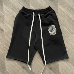 Saint Vanity Embroidered Zip-Up Hoodie and Shorts Set
