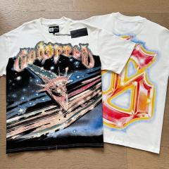 Godspeed Global Statue of Liberty Skull Cosmic Graphic Tee | White Vintage Oversized Fit