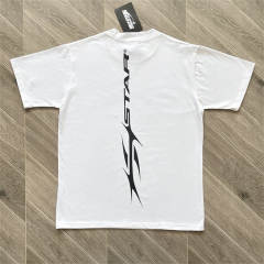 High Quality Hellstar Classic Spike X Logo Tee | White
