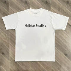 High Quality Hellstar Classic White Graphic T-Shirt