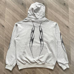 High Quality Hellstar No Guts No Glory Camo Print Grey Hoodie Sweatshirt and Pants Set