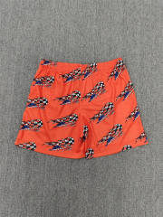 1:1 Top Qualtiy Eric Emanuel Orange Racing Flag EE Logo Mesh Shorts