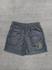 1:1 Top Qualtiy Eric Emanuel Dark Grey Monogram EE Logo Mesh Shorts