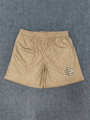 1:1 Top Qualtiy Eric Emanuel Khaki Monogram EE Logo Mesh Shorts