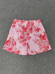 1:1 Top Qualtiy Eric Emanuel Pink Rose Floral EE Logo Mesh Shorts