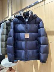 1:1 quality version Classic Plaid-Lined Hooded Quilted Casual Zip-Up Down Jacket 2 colors 29481390