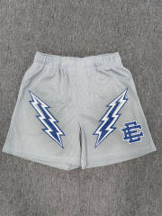 1:1 Top Qualtiy Eric Emanuel Grey Lightning EE Logo Mesh Shorts