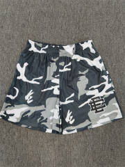 1:1 Top Qualtiy Eric Emanuel Black White Abstract Camo Mesh Shorts