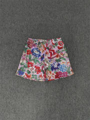 1:1 Top Qualtiy Eric Emanuel Pink Vintage Floral Bouquet EE Logo Mesh Shorts