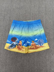 1:1 Top Qualtiy Eric Emanuel Beach Skeleton Pinup EE Logo Mesh Shorts