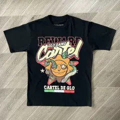 Glo Gang Boyz Smiley Cartoon Cotton T-Shirt