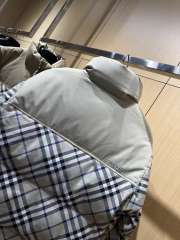 1:1 quality version Plaid Paneled Stand Collar Casual Zip-Up Down Jacket 3 colors 29481423