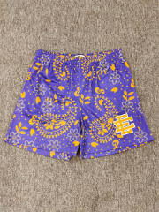 1:1 Top Qualtiy Eric Emanuel Bandana Purple Shorts