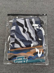 1:1 Top Qualtiy Eric Emanuel Black Grey Stripe Mesh Shorts