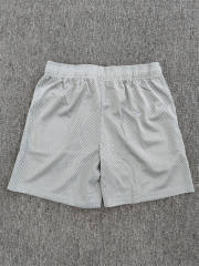 1:1 Top Qualtiy Eric Emanuel Heather Grey Monogram Mesh Shorts
