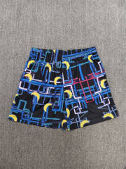1:1 Top Qualtiy Eric Emanuel Colorful Pipe Moon EE Logo Mesh Shorts