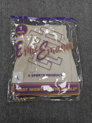 1:1 Top Qualtiy Eric Emanuel Cream EE Logo Mesh Shorts