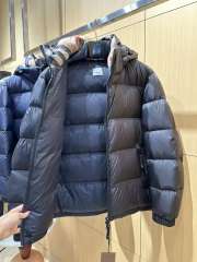 1:1 quality version Classic Plaid-Lined Hooded Quilted Casual Zip-Up Down Jacket 2 colors 29481390