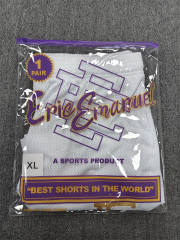 1:1 Top Qualtiy Eric Emanuel White New York Knicks EE Logo Mesh Shorts