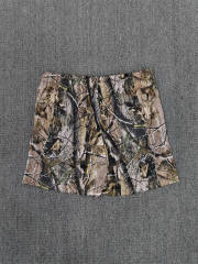 1:1 Top Qualtiy Eric Emanuel Real Tree Camo Lightning Bolt EE Logo Mesh Shorts