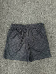 1:1 Top Qualtiy Eric Emanuel Dark Grey Monogram EE Logo Mesh Shorts