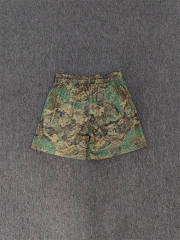 1:1 Top Qualtiy Eric Emanuel Green Real Tree Camo EE Logo Mesh Shorts