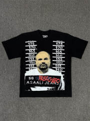 High Quality ASAALI Black Free Chapo Mugshot Asaali Jeans Graphic T-Shirt