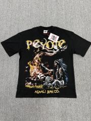 High Quality ASAALI Black Peyote Fire Ritual Asaali Front Back Graphic T-Shirt